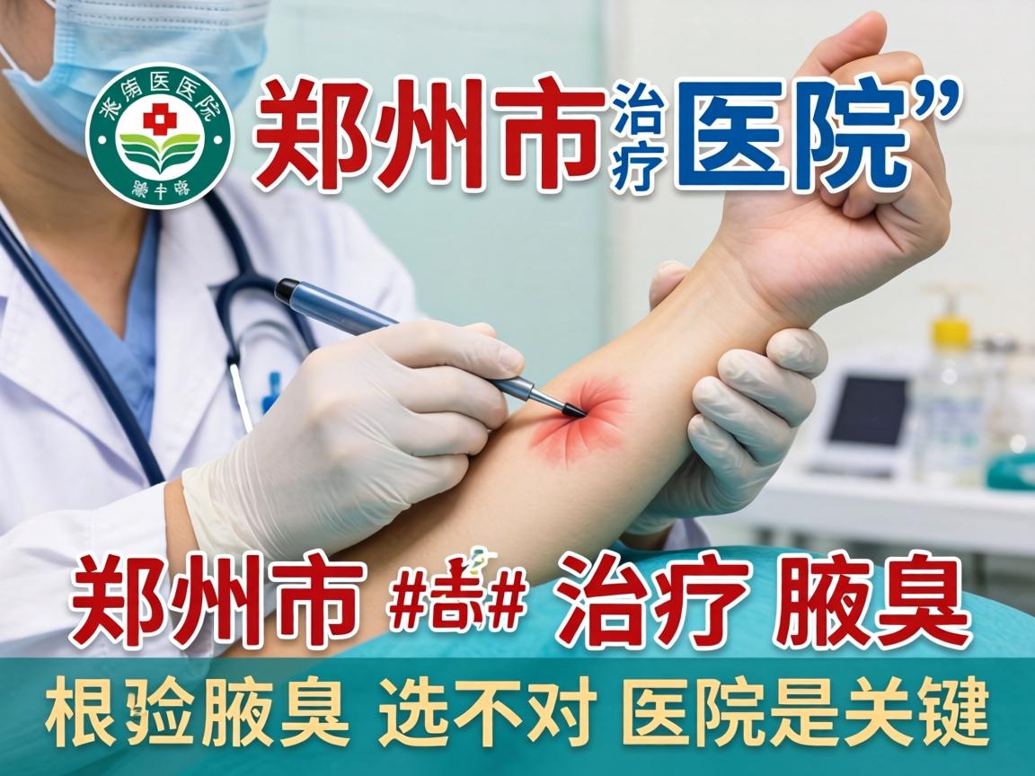 郑州市医院治疗腋臭，根治腋臭，选对医院是关键