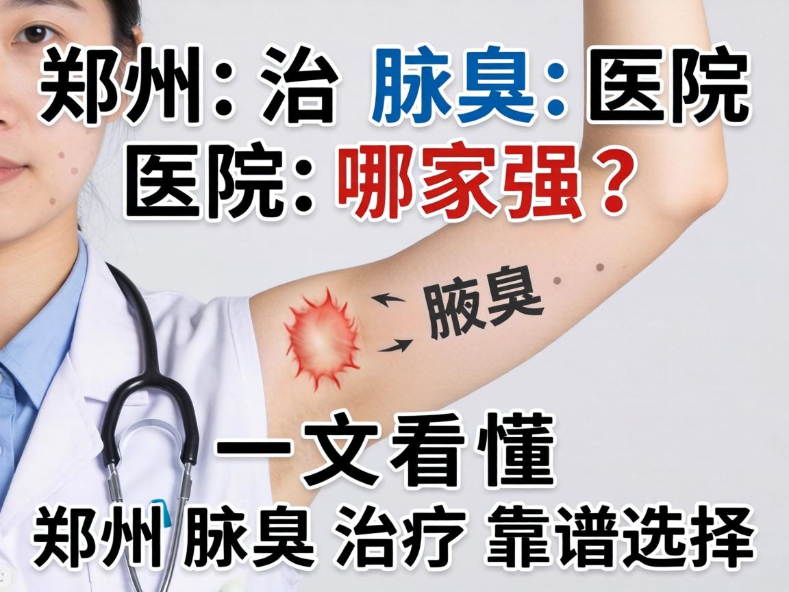 郑州治腋臭医院哪家强？一文看懂郑州腋臭治疗靠谱选择