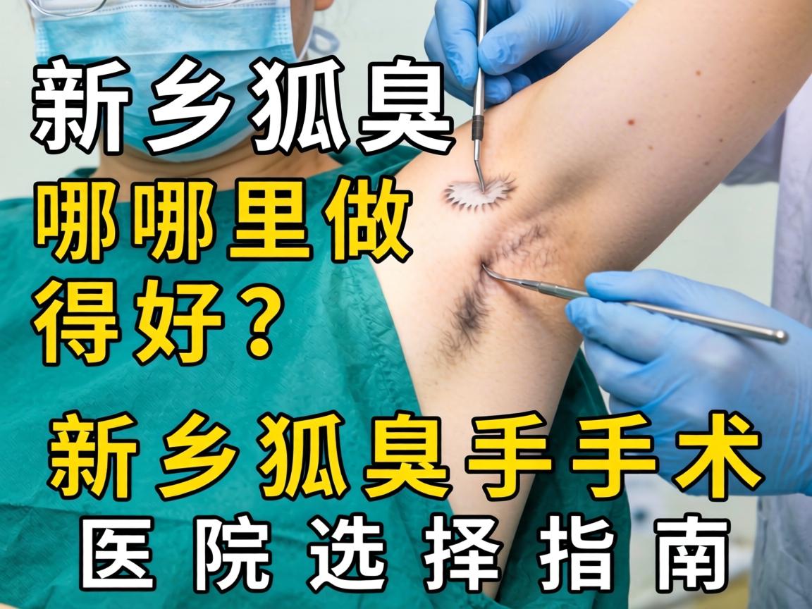 新乡狐臭手术哪里做得好？新乡狐臭手术医院选择指南