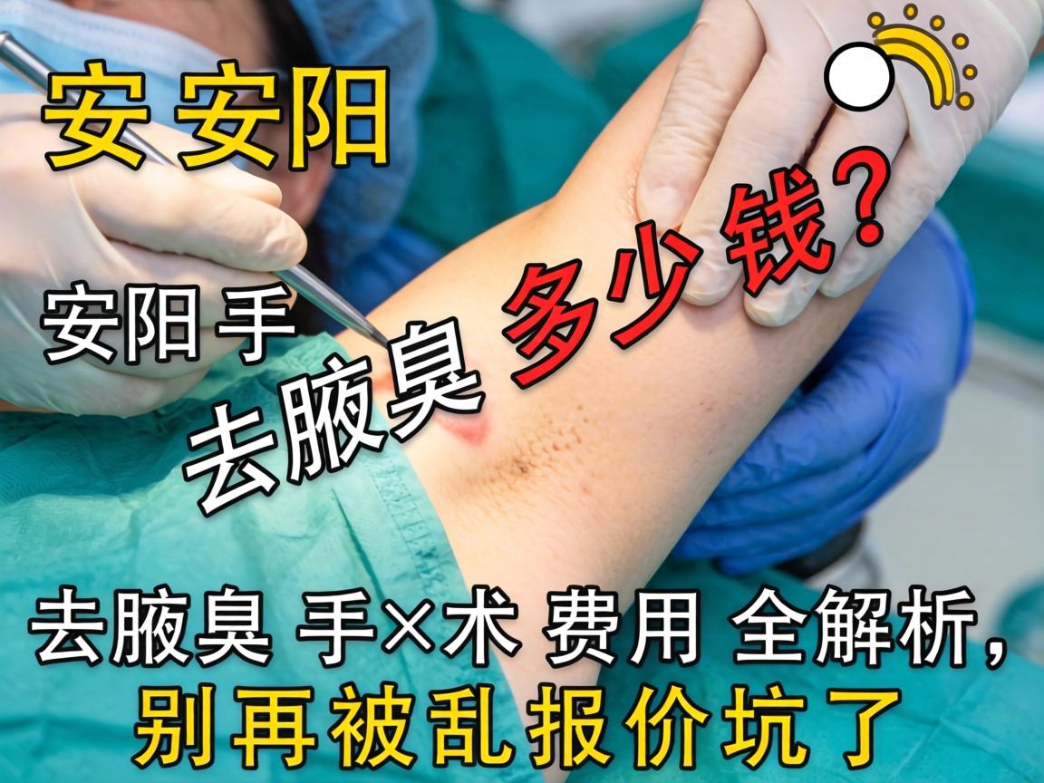 安阳手术去腋臭多少钱？去腋臭手术费用全解析，别再被乱报价坑了