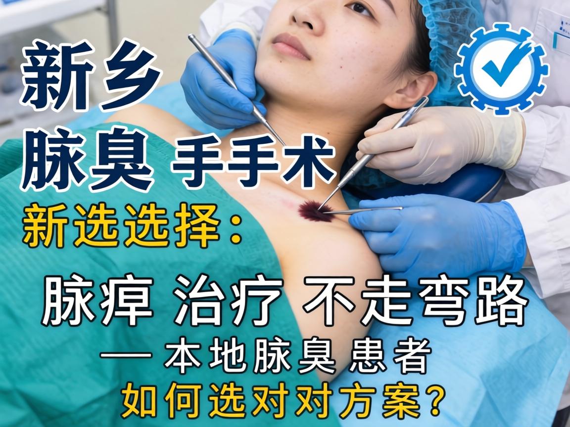 新乡腋臭手术新选择，腋臭治疗不走弯路—本地腋臭患者如何选对方案？