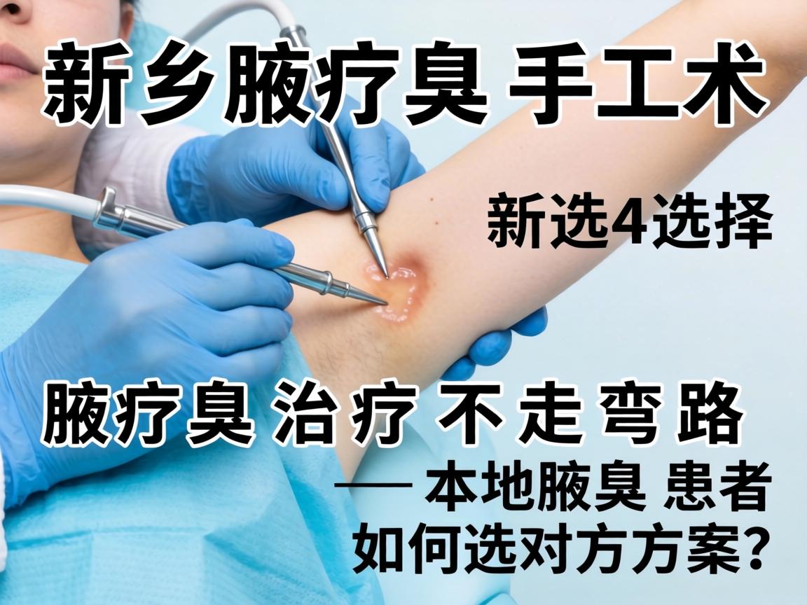 新乡腋臭手术新选择，腋臭治疗不走弯路—本地腋臭患者如何选对方案？