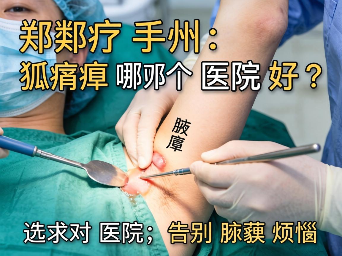郑州手术狐臭哪个医院好？选对医院，告别腋臭烦恼