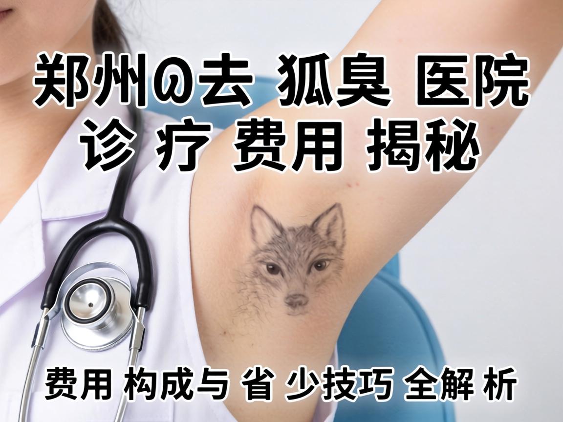 郑州去狐臭医院诊疗费用揭秘，费用构成与省钱技巧全解析