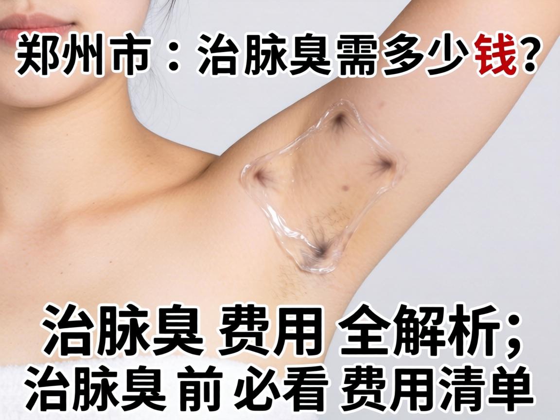 郑州市治腋臭需多少钱？治腋臭费用全解析，治腋臭前必看费用清单