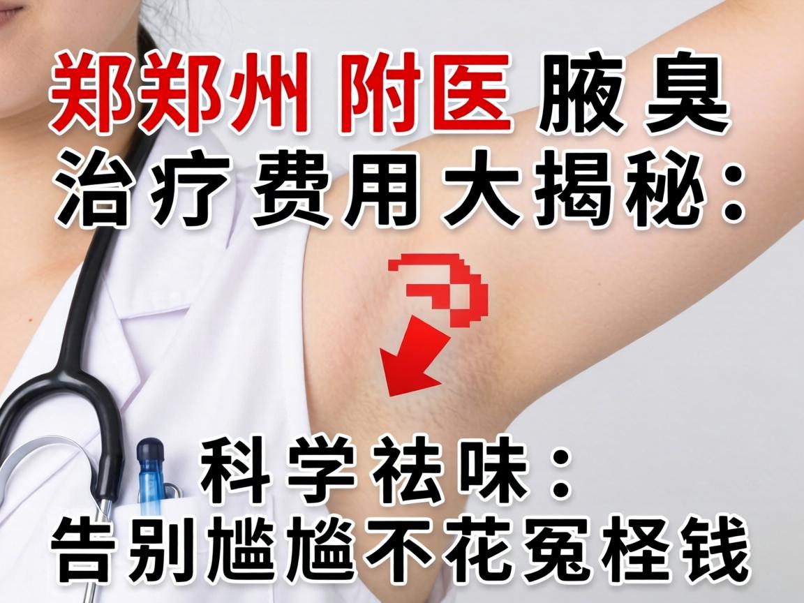 郑州附医腋臭治疗费用大揭秘，科学祛味，告别尴尬不花冤枉钱