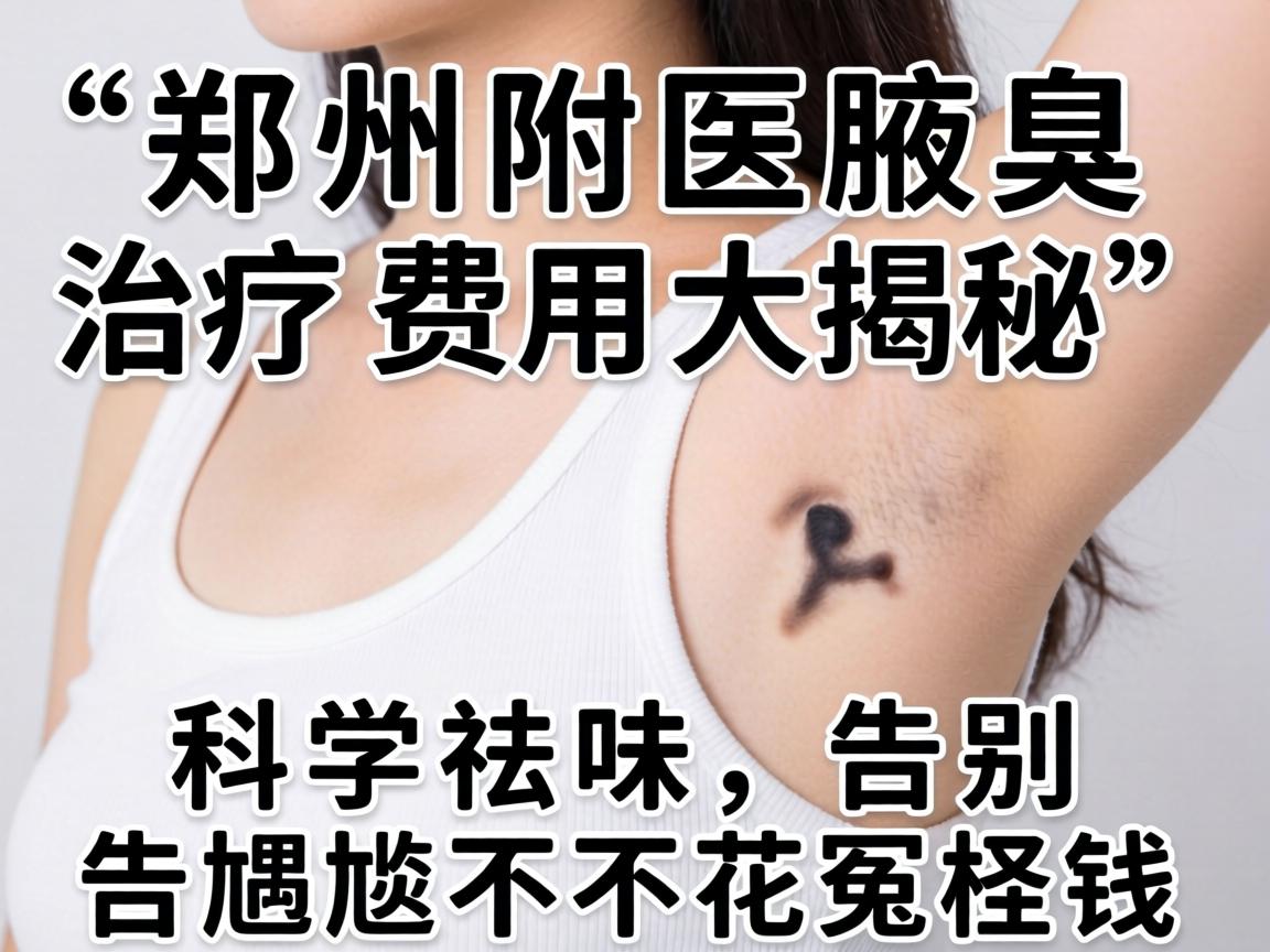 郑州附医腋臭治疗费用大揭秘，科学祛味，告别尴尬不花冤枉钱