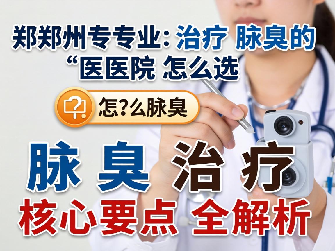 郑州专业治疗腋臭的医院怎么选？腋臭治疗核心要点全解析