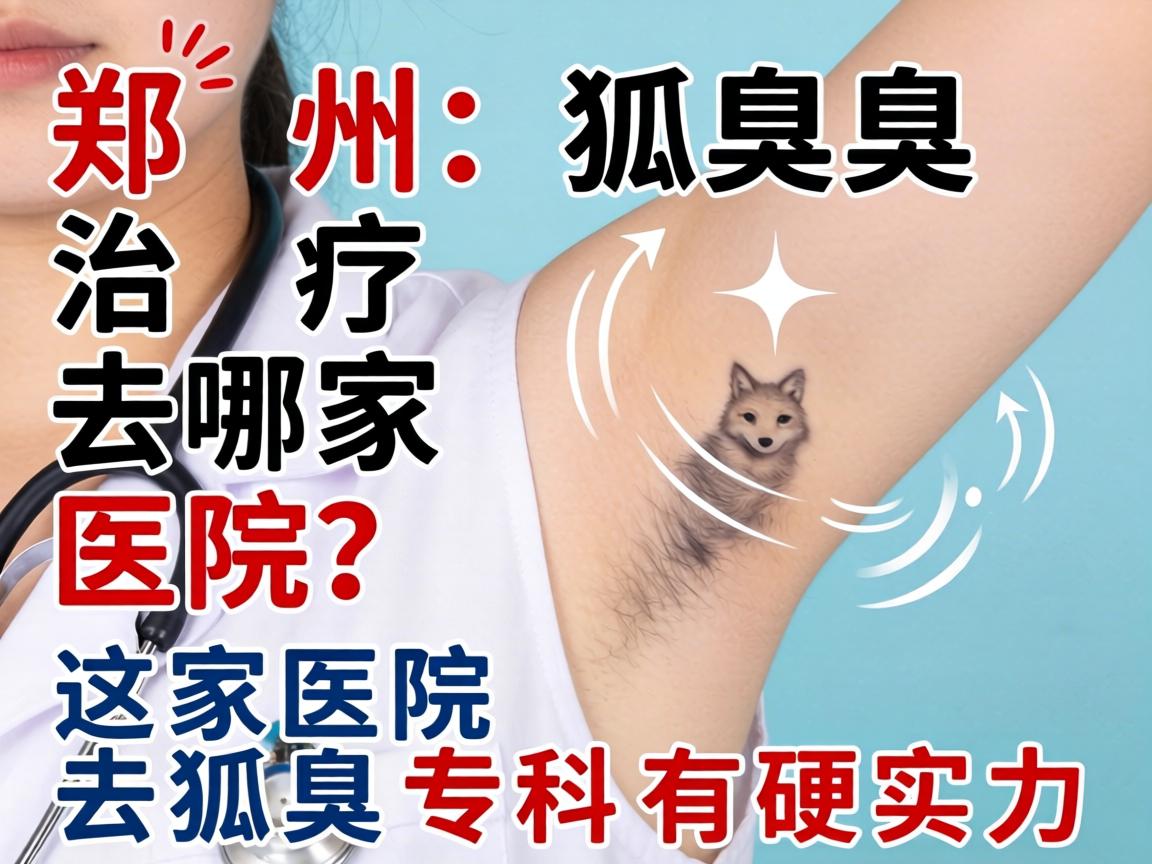 郑州狐臭治疗去哪家医院？这家医院狐臭专科有硬实力
