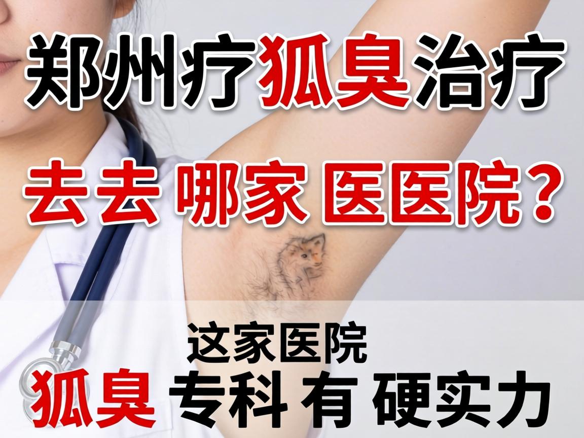 郑州狐臭治疗去哪家医院？这家医院狐臭专科有硬实力