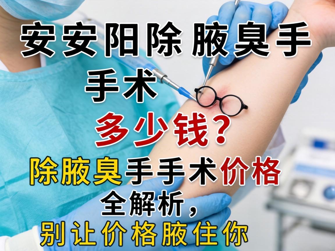 在安阳除腋臭手术多少钱？除腋臭手术价格全解析，别让价格腋住你