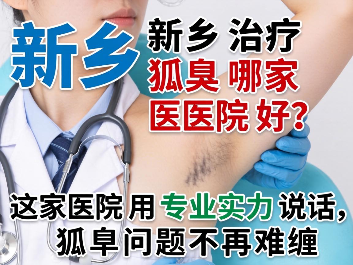 新乡治疗狐臭哪家医院好？这家医院用专业实力说话，狐臭问题不再难缠