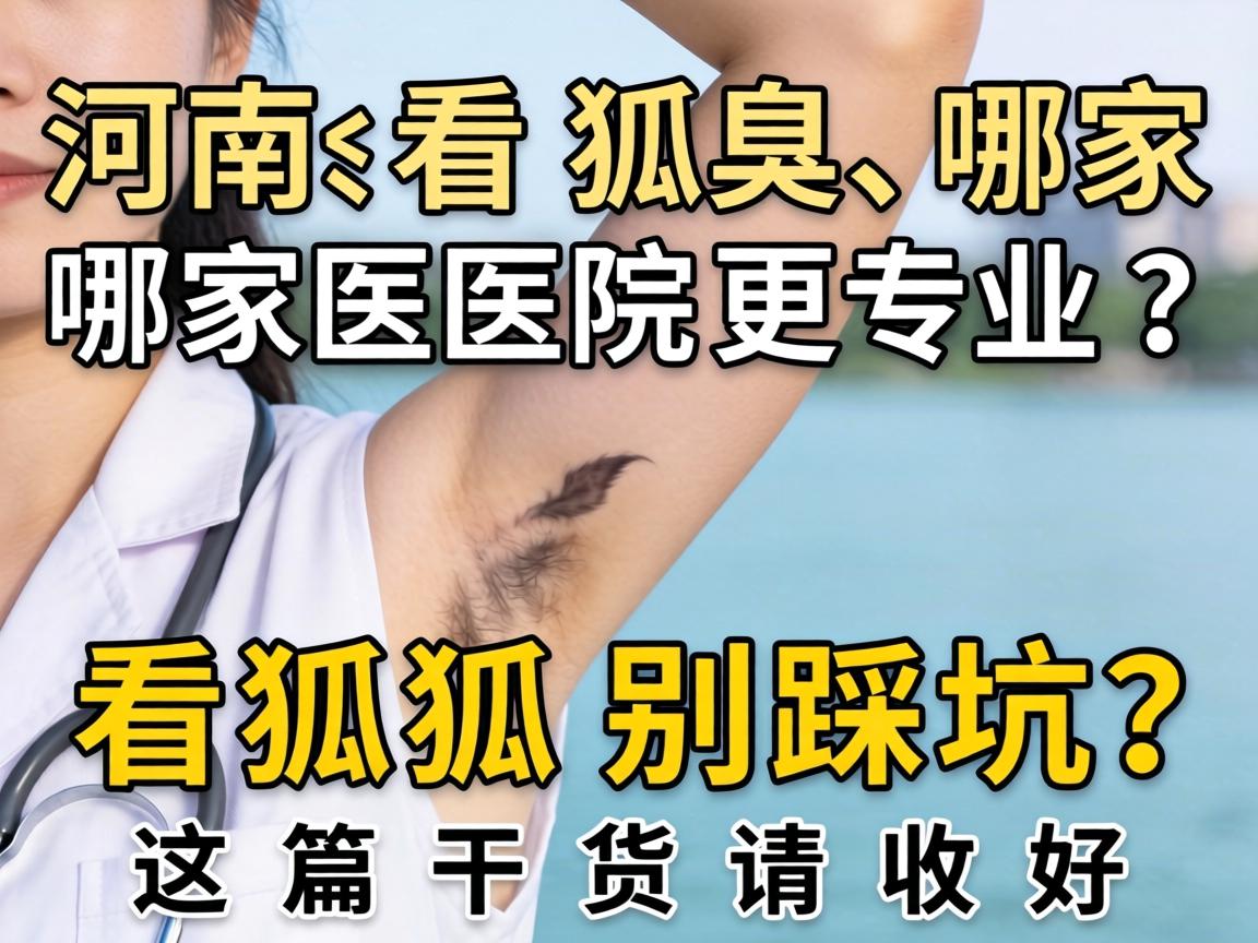 河南看狐臭，哪家医院更专业？看狐臭别踩坑，这篇干货请收好