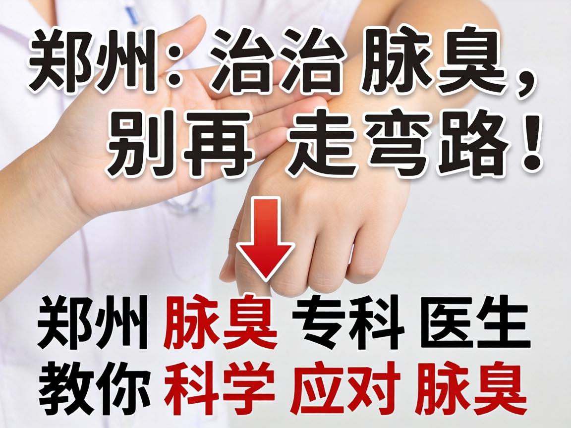 郑州治腋臭，别再走弯路！郑州腋臭专科医生教你科学应对腋臭