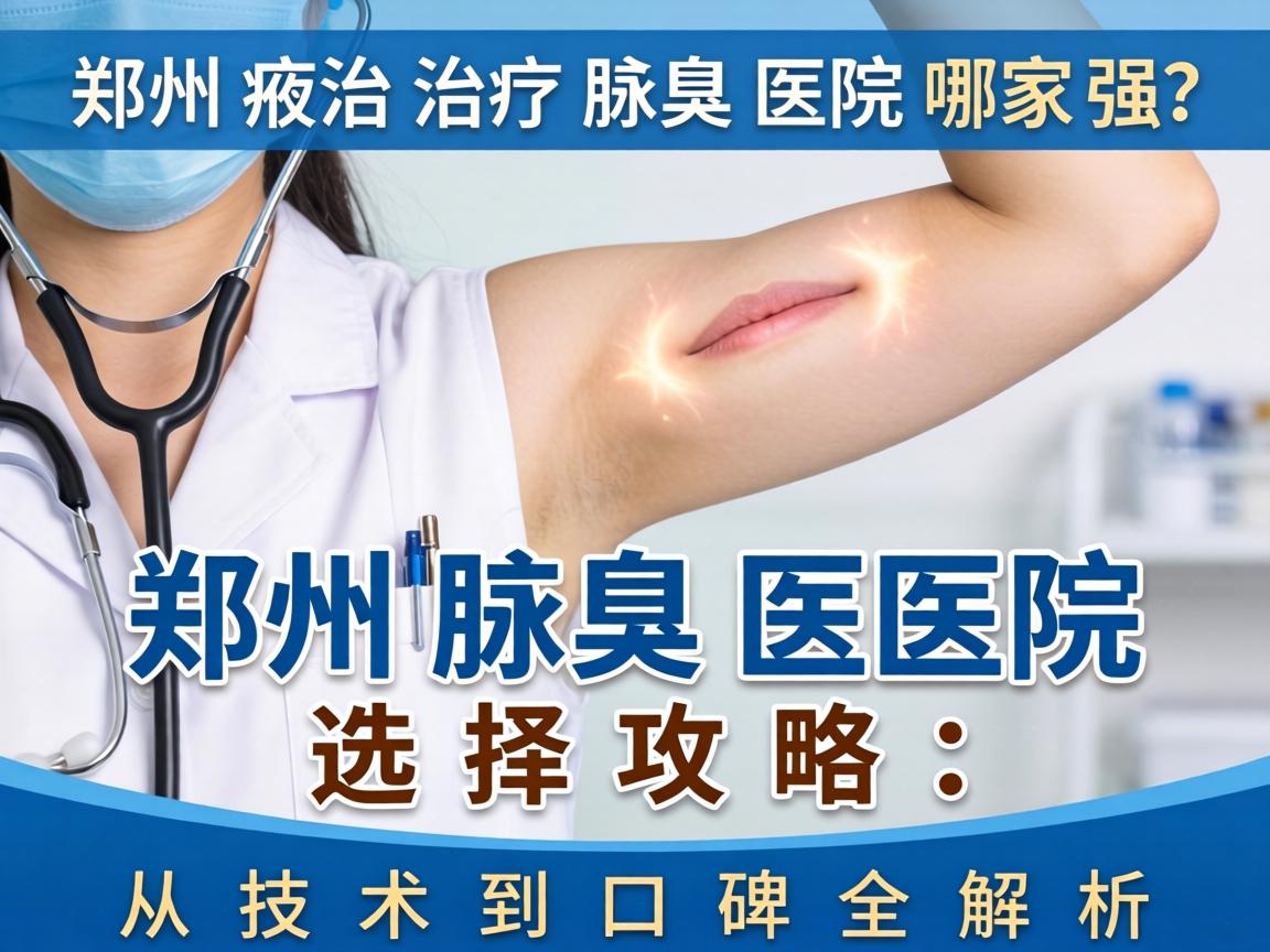 郑州治疗腋臭医院哪家强?郑州腋臭医院选择攻略,从技术到口碑全解析 郑州治疗腋臭医院哪家强?郑州腋臭医院选择攻略,从技术到口碑全解析