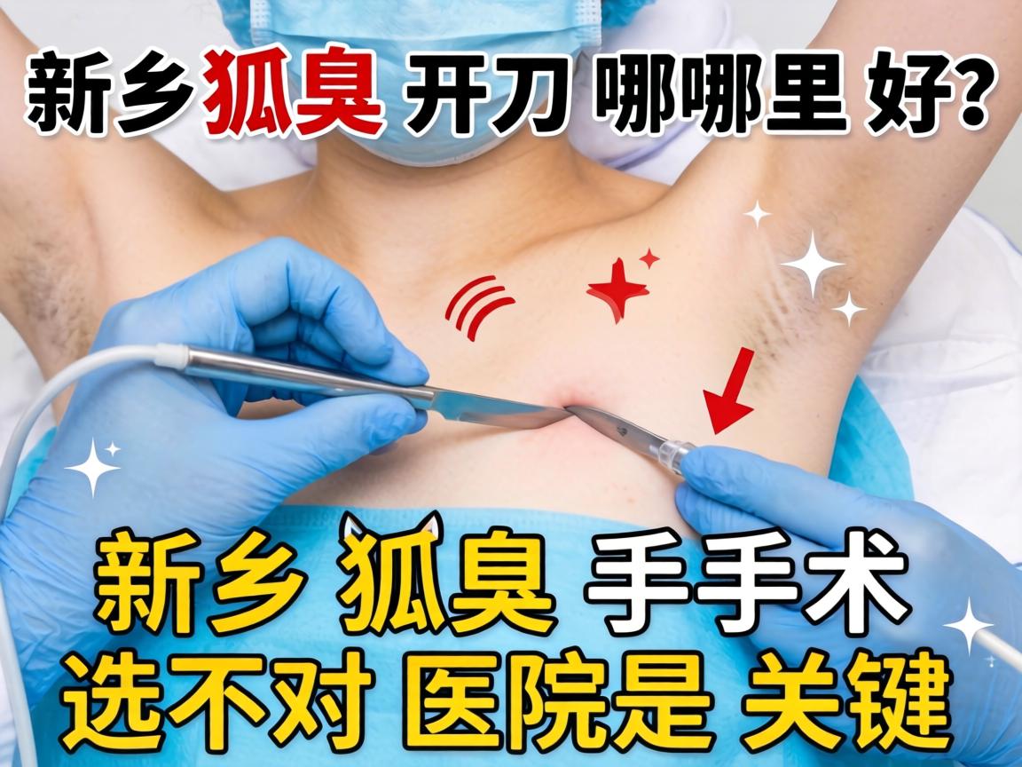新乡狐臭开刀哪里好？新乡狐臭手术选对医院是关键