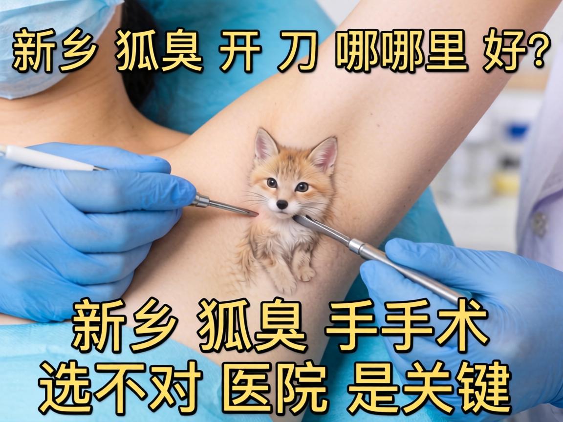 新乡狐臭开刀哪里好？新乡狐臭手术选对医院是关键