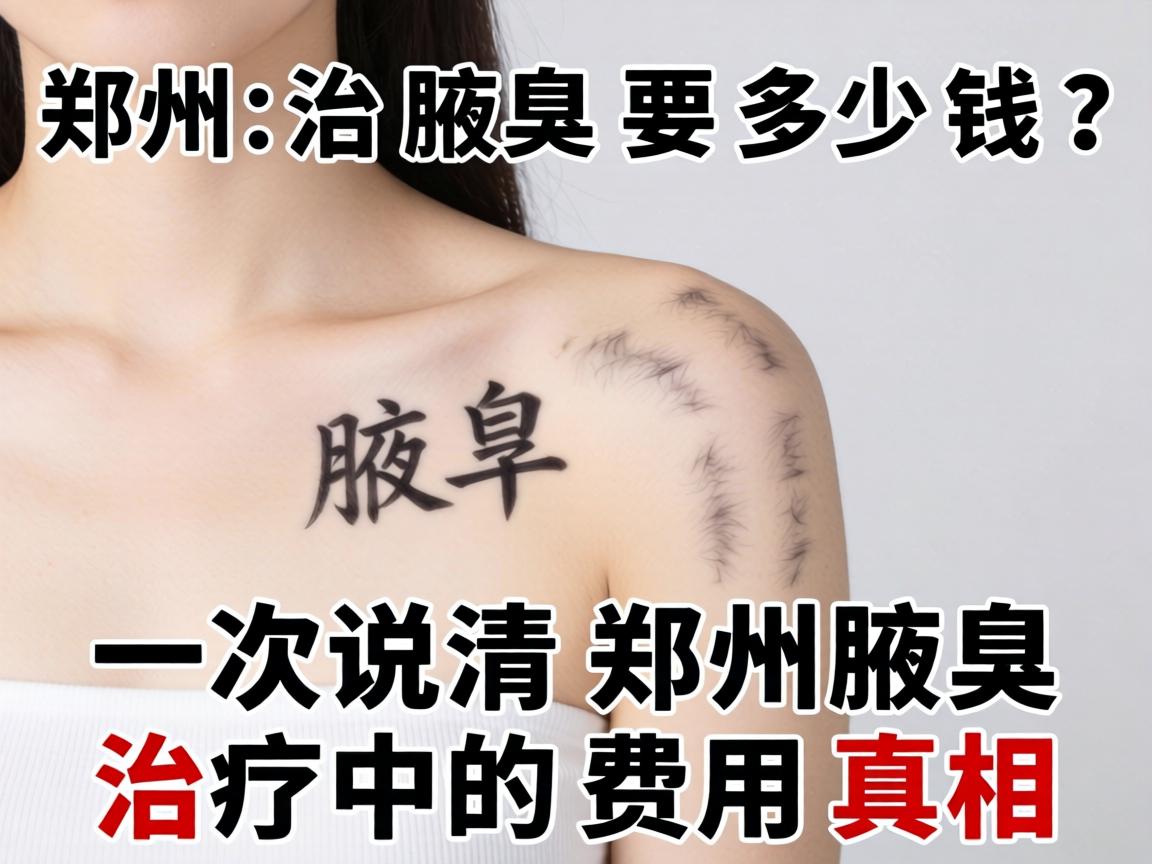 郑州治腋臭要多少钱？一次说清郑州腋臭治疗的费用真相