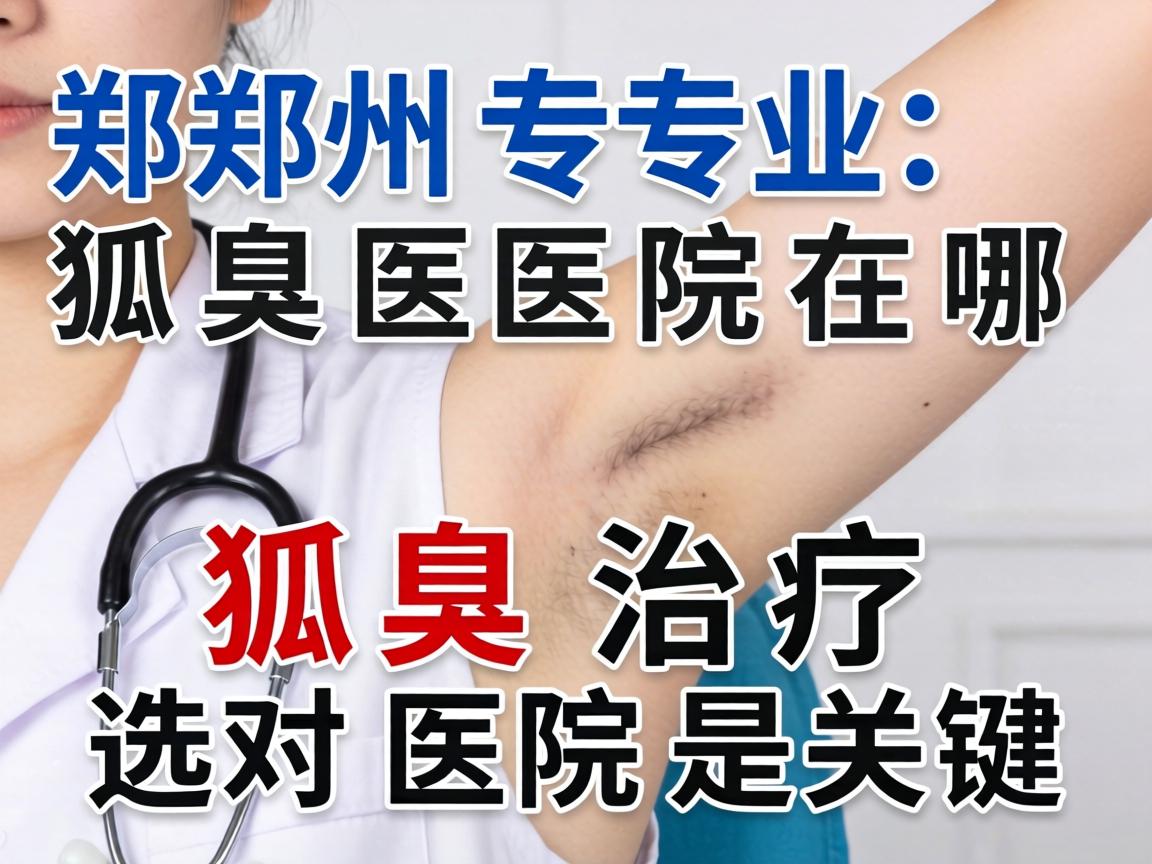 郑州专业狐臭医院在哪？狐臭治疗选对医院是关键
