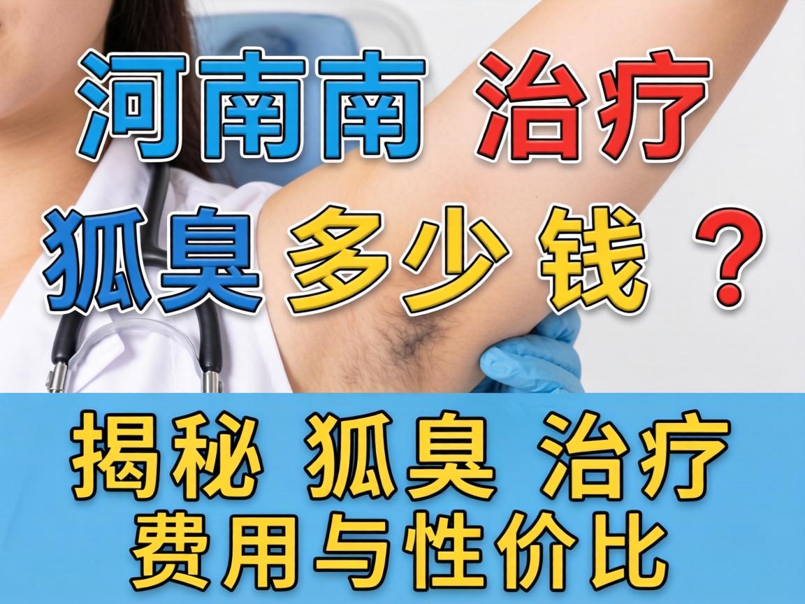 河南治疗狐臭多少钱?揭秘狐臭治疗费用与性价比 河南治疗狐臭多少钱?揭秘狐臭治疗费用与性价比