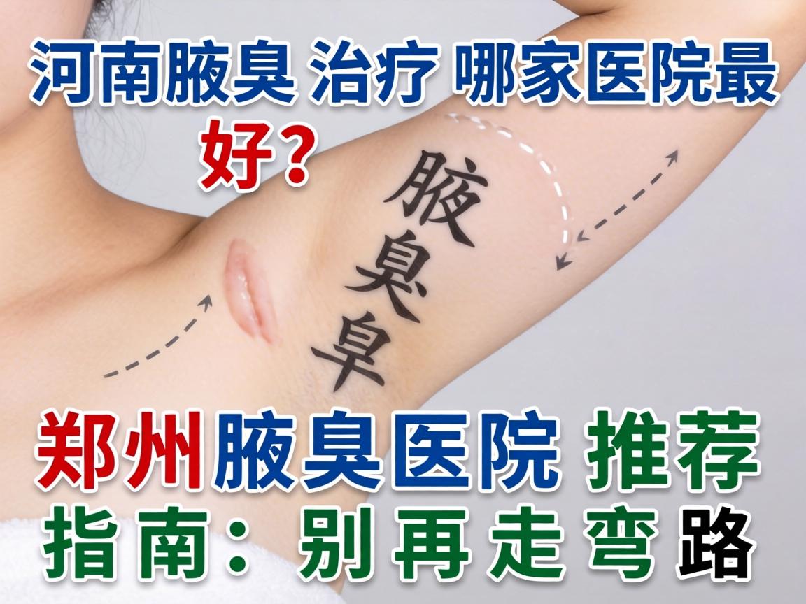 河南腋臭治疗哪家医院最好？郑州腋臭医院推荐指南，别再走弯路