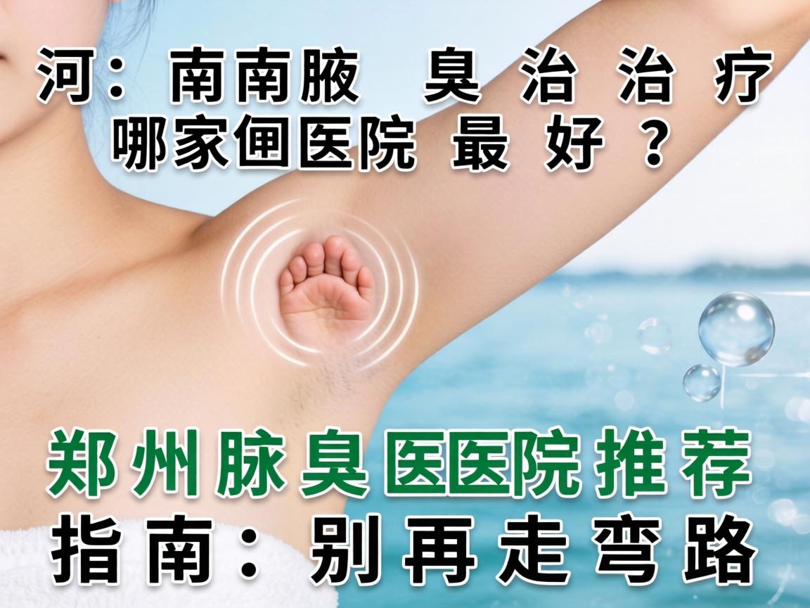 河南腋臭治疗哪家医院最好？郑州腋臭医院推荐指南，别再走弯路