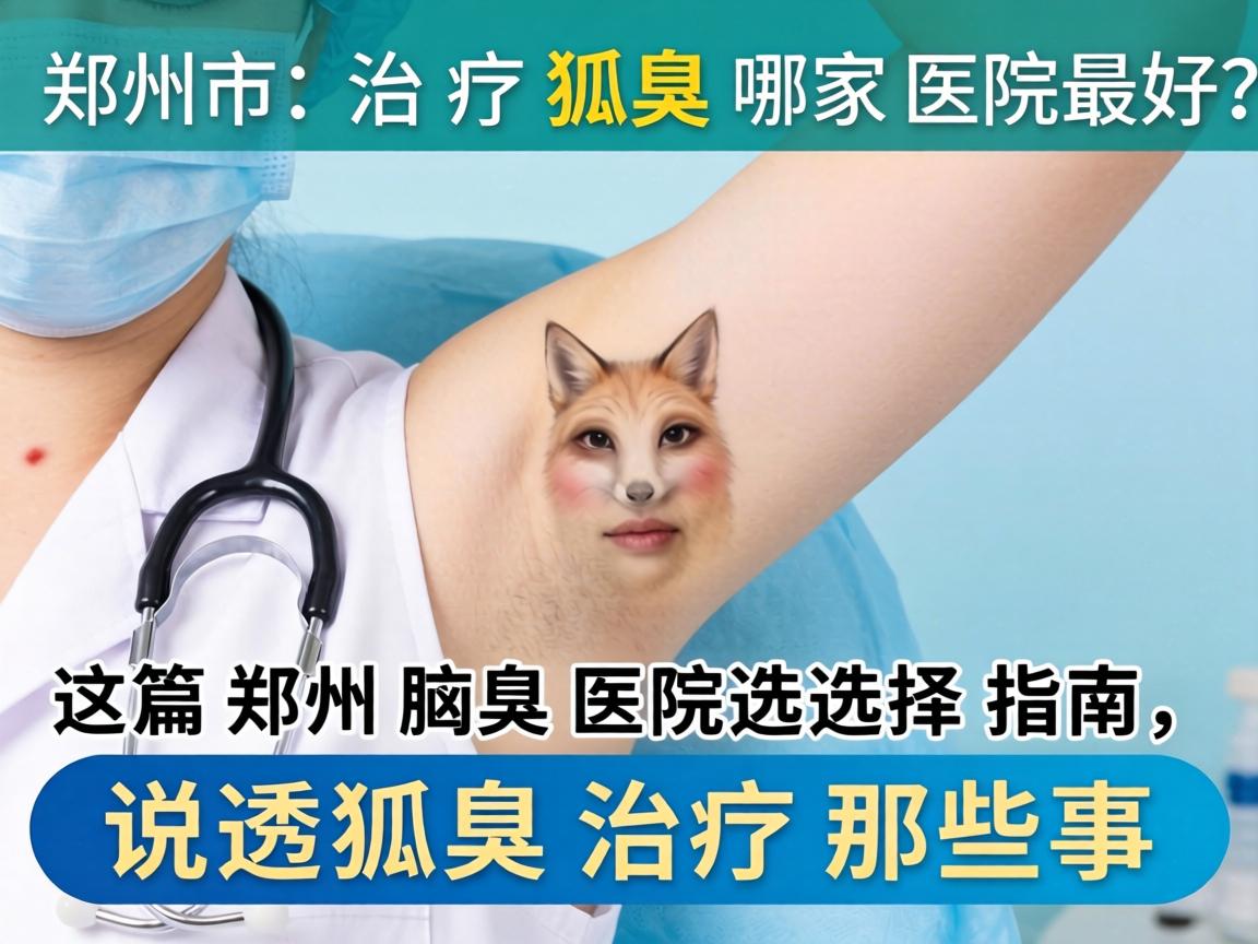 郑州市治疗狐臭哪家医院最好?这篇郑州腋臭医院选择指南,说透狐臭治疗那些事 郑州市治疗狐臭哪家医院最好?这篇郑州腋臭医院选择指南,说透狐臭治疗那些事