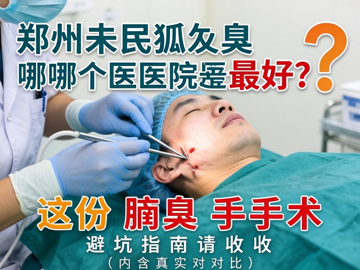 郑州狐臭手术哪个医院最好?这份腋臭手术避坑指南请收好(内含真实对比) 郑州狐臭手术哪个医院最好?这份腋臭手术避坑指南请收好(内含真实对比)