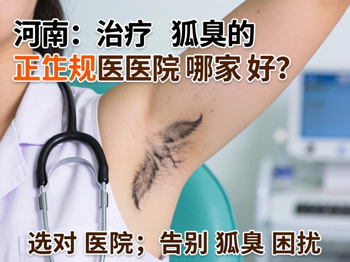 河南治疗狐臭的正规医院哪家好？选对医院，告别狐臭困扰