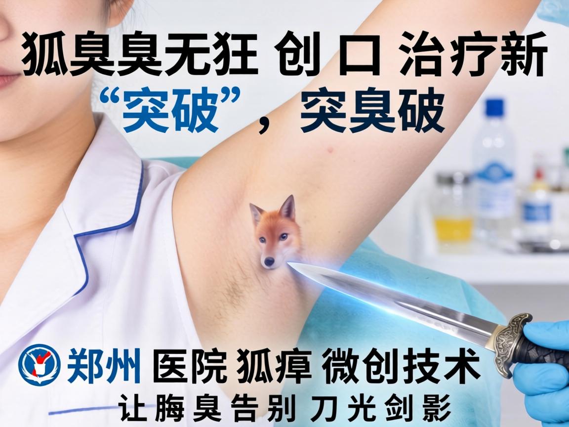 狐臭无创口治疗新突破,郑州医院狐臭微创技术,让腋臭告别刀光剑影 狐臭无创口治疗新突破,郑州医院狐臭微创技术,让腋臭告别刀光剑影