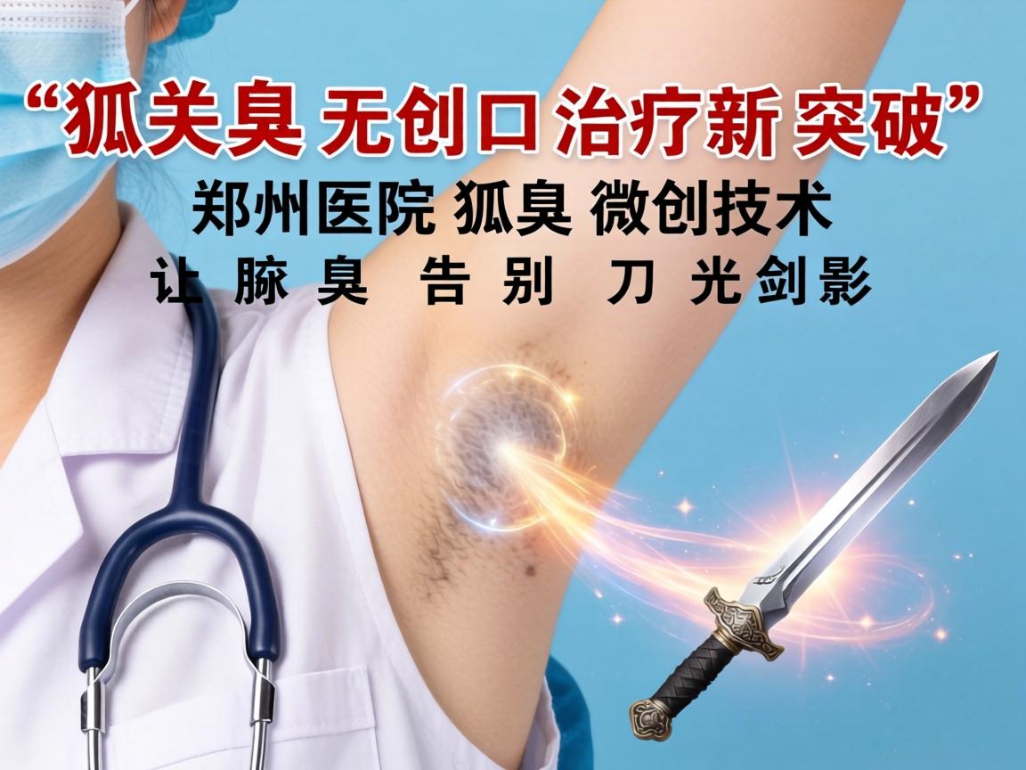 狐臭无创口治疗新突破,郑州医院狐臭微创技术,让腋臭告别刀光剑影 狐臭无创口治疗新突破,郑州医院狐臭微创技术,让腋臭告别刀光剑影
