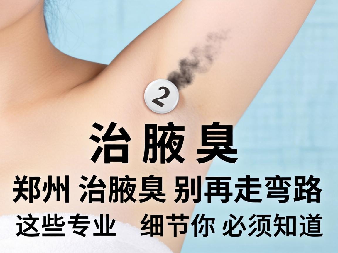 腋臭治腋臭，郑州治腋臭别再走弯路，这些专业细节你必须知道