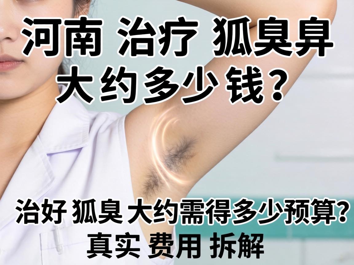 河南治疗狐臭大约多少钱？治好狐臭大约需要多少预算？真实费用拆解