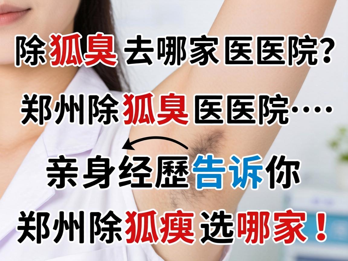 除狐臭去哪家医院？郑州除狐臭医院，亲身经历告诉你郑州除狐臭选哪家！