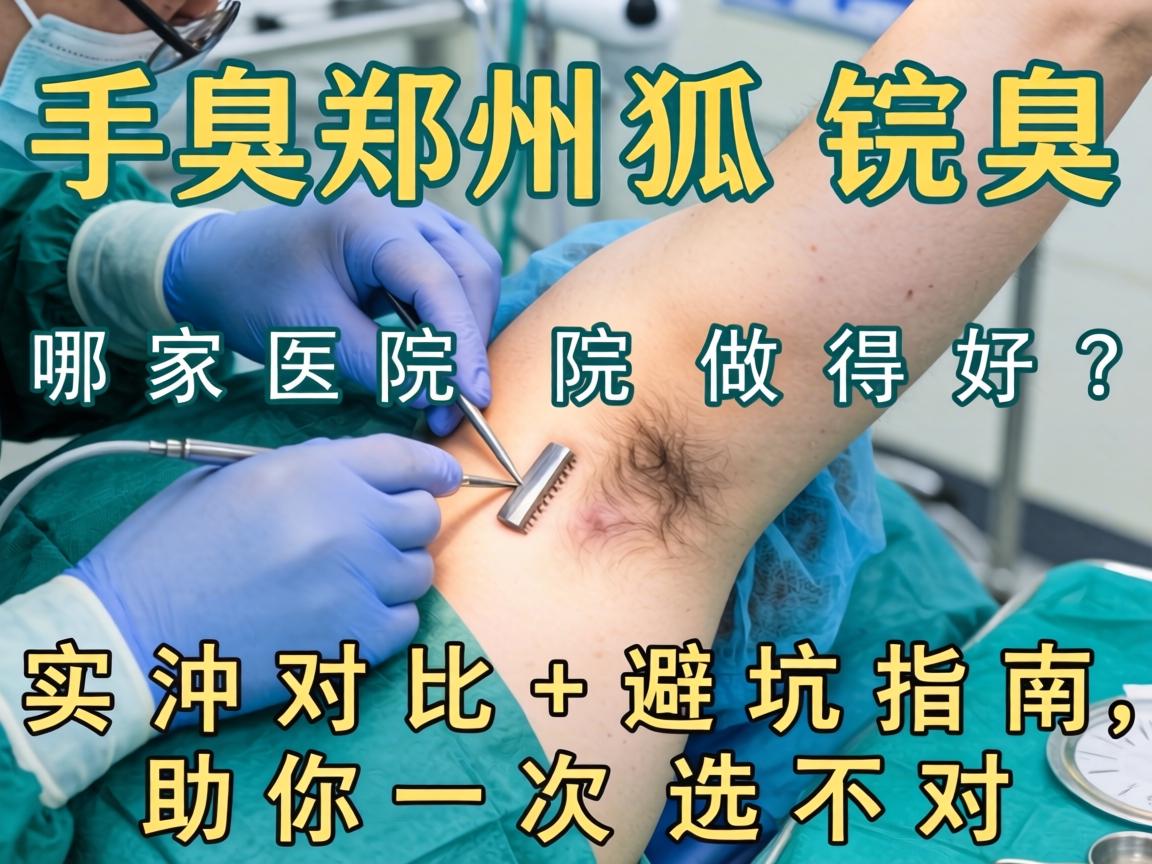 郑州狐臭手术哪家医院做得好？实测对比+避坑指南，助你一次选对