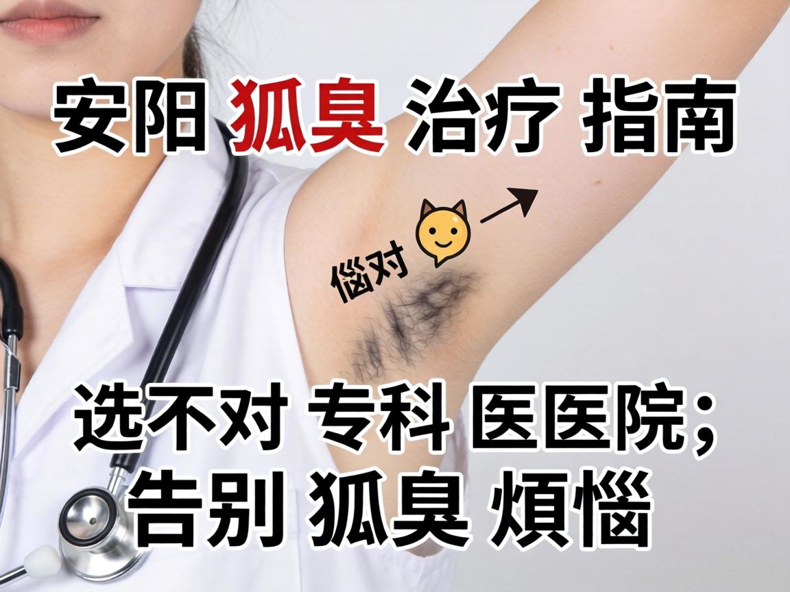 安阳狐臭治疗指南，选对专科医院，告别狐臭烦恼