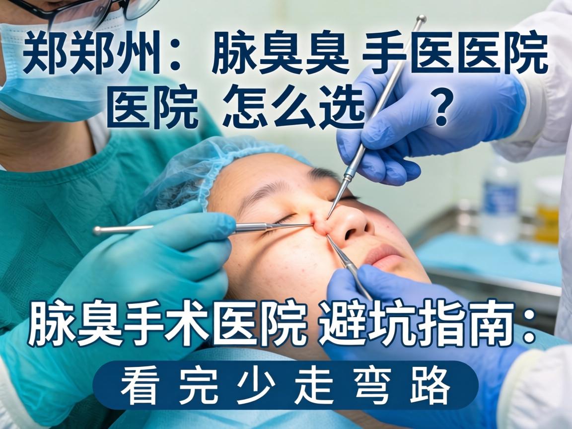 郑州腋臭手术医院怎么选？腋臭手术医院避坑指南，看完少走弯路