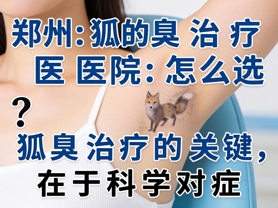 郑州狐臭治疗医院怎么选？狐臭治疗的关键在于科学对症
