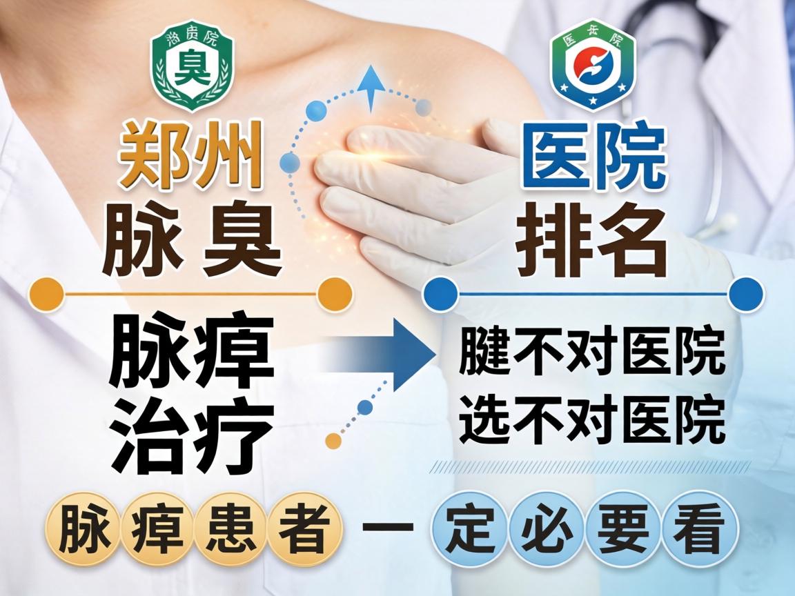 郑州腋臭医院排名对比，腋臭治疗选对医院，这些关键点腋臭患者一定要看