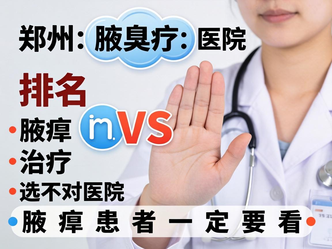 郑州腋臭医院排名对比，腋臭治疗选对医院，这些关键点腋臭患者一定要看