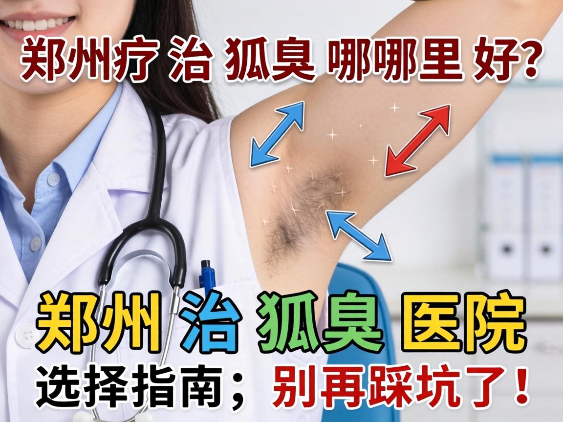 郑州治狐臭哪里好？郑州治狐臭医院选择指南，别再踩坑了！