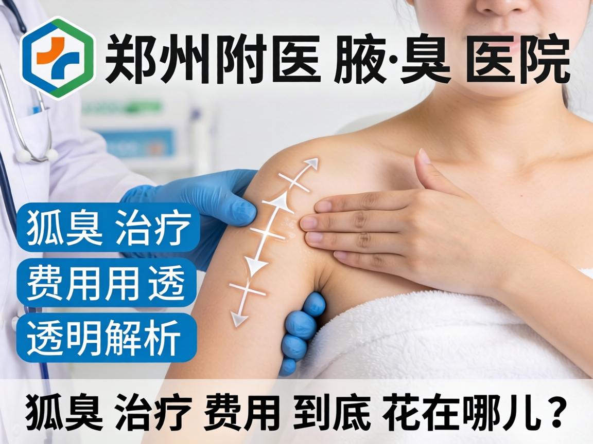 郑州附医腋臭医院，狐臭治疗费用透明解析，狐臭治疗费用到底花在哪儿？