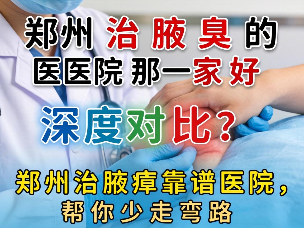 郑州治腋臭的医院那家好？深度对比郑州治腋臭靠谱医院，帮你少走弯路
