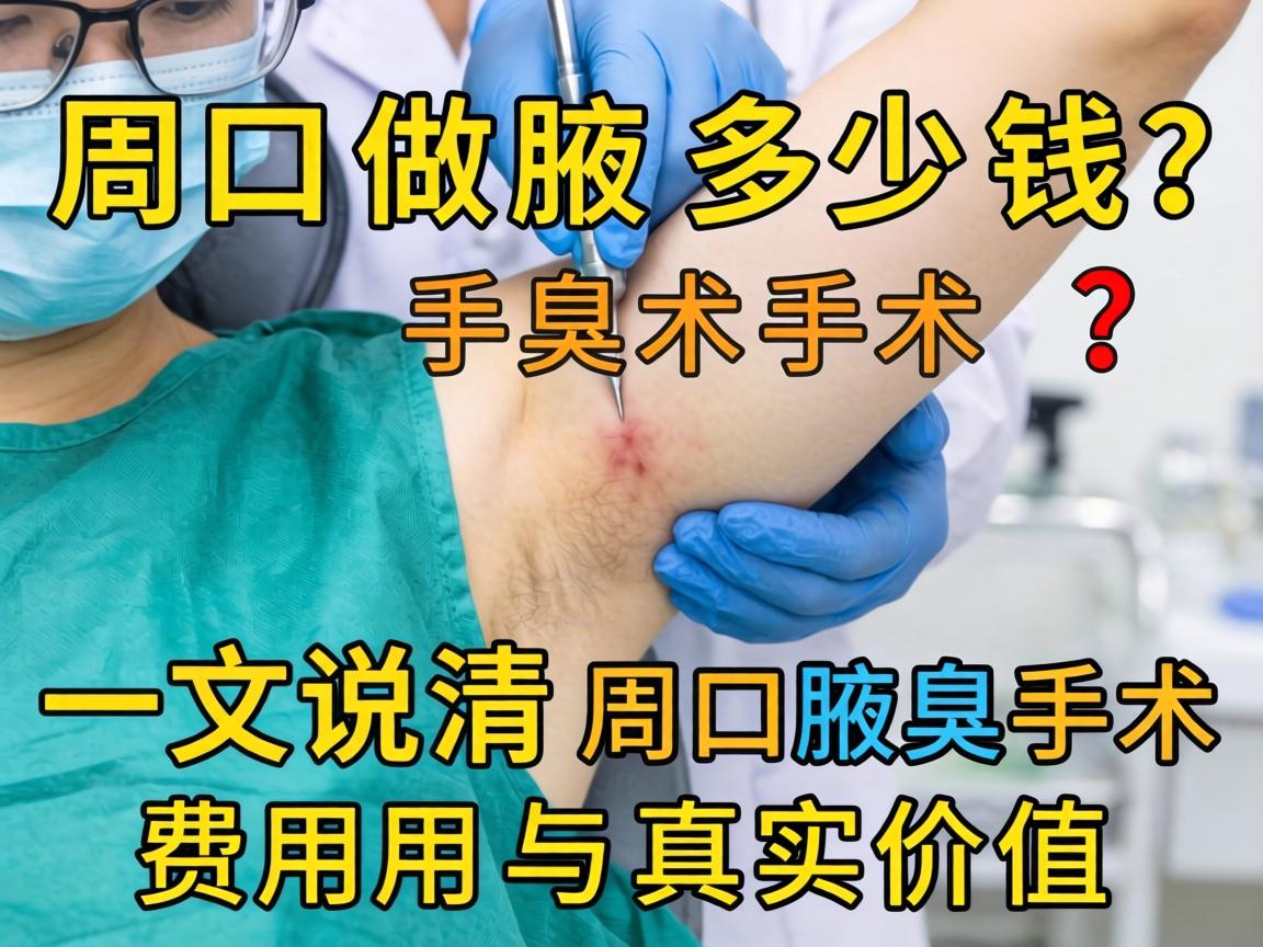 周口做腋臭手术多少钱?一文说清周口腋臭手术费用与真实价值 周口做腋臭手术多少钱?一文说清周口腋臭手术费用与真实价值