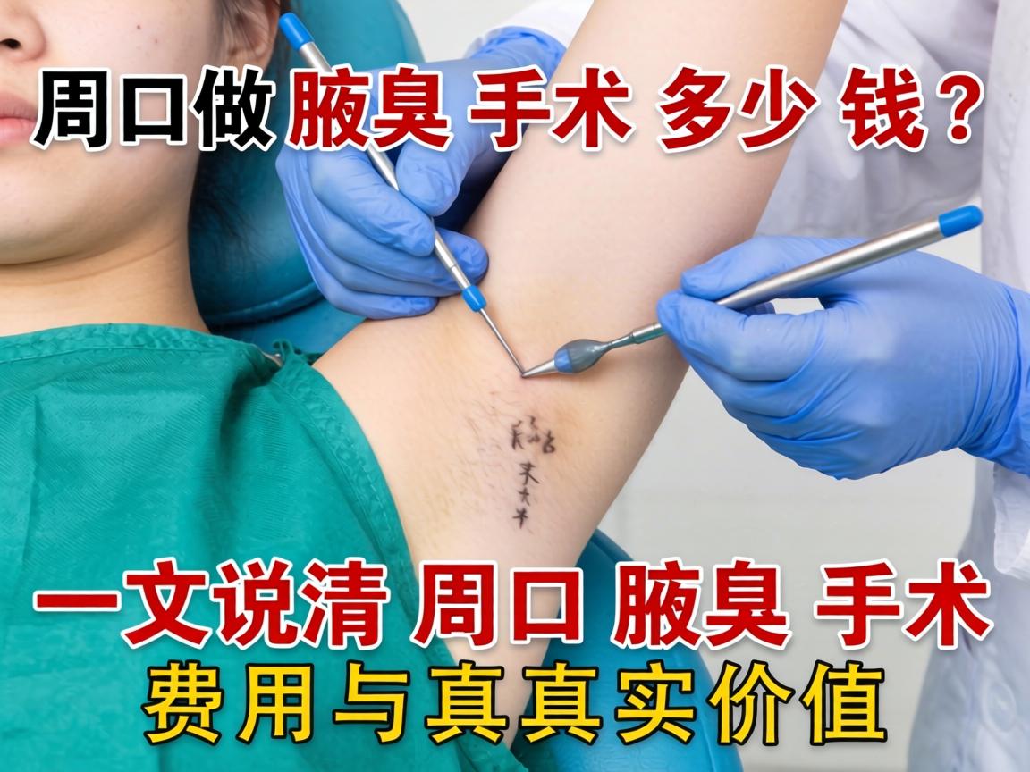 周口做腋臭手术多少钱?一文说清周口腋臭手术费用与真实价值 周口做腋臭手术多少钱?一文说清周口腋臭手术费用与真实价值