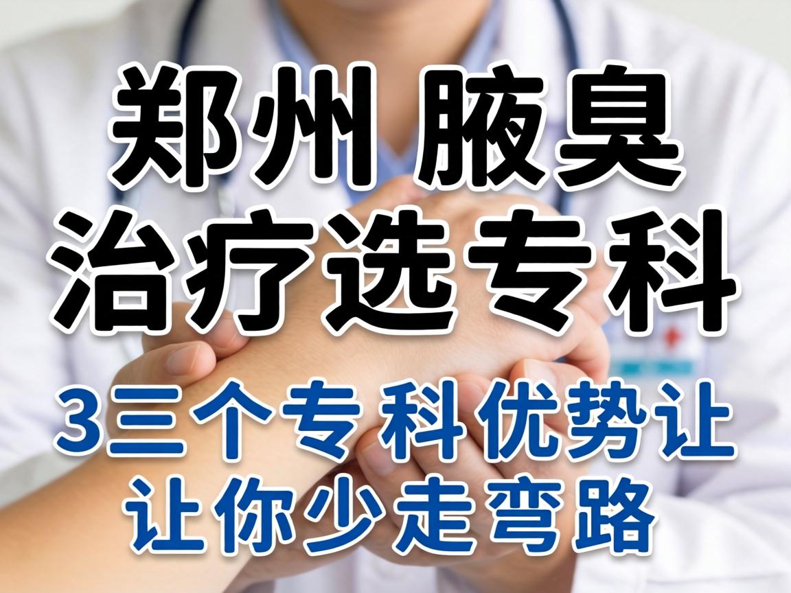 郑州腋臭治疗选专科,这3个专科优势让你少走弯路 郑州腋臭治疗选专科,这3个专科优势让你少走弯路
