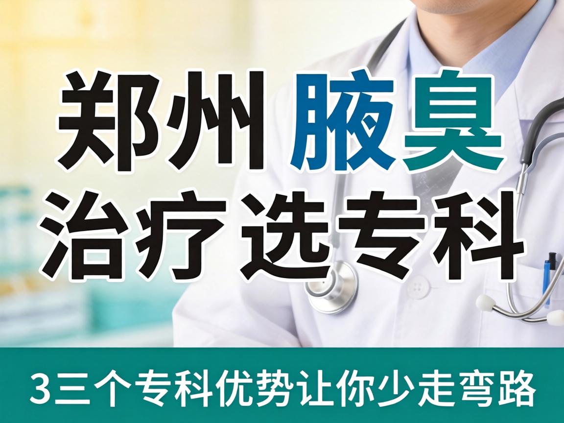 郑州腋臭治疗选专科,这3个专科优势让你少走弯路 郑州腋臭治疗选专科,这3个专科优势让你少走弯路
