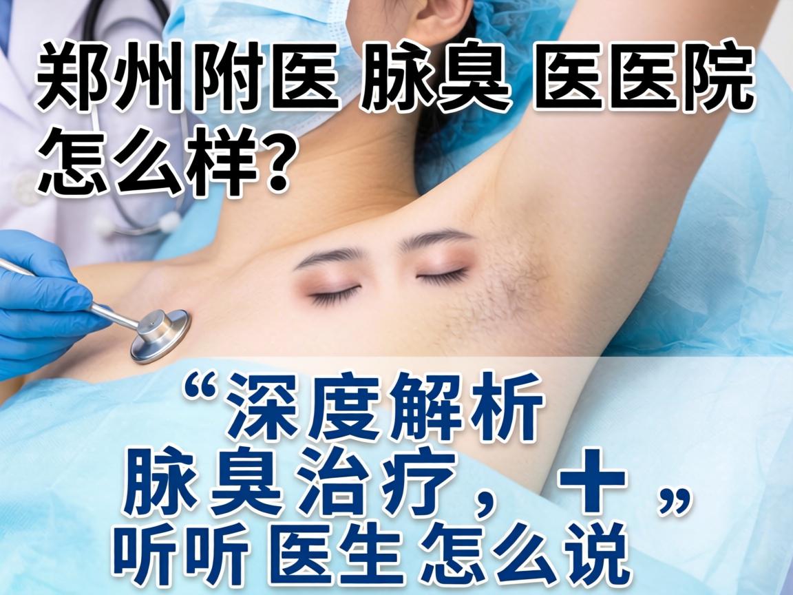 郑州附医腋臭医院怎么样?深度解析腋臭治疗,听听医生怎么说 郑州附医腋臭医院怎么样?深度解析腋臭治疗,听听医生怎么说