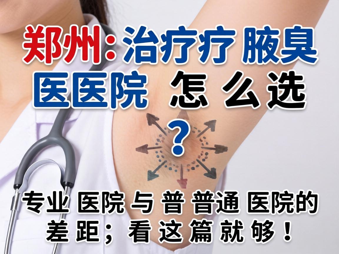 郑州治疗腋臭医院怎么选?专业医院与普通医院的差距,看这篇就够! 郑州治疗腋臭医院怎么选?专业医院与普通医院的差距,看这篇就够!