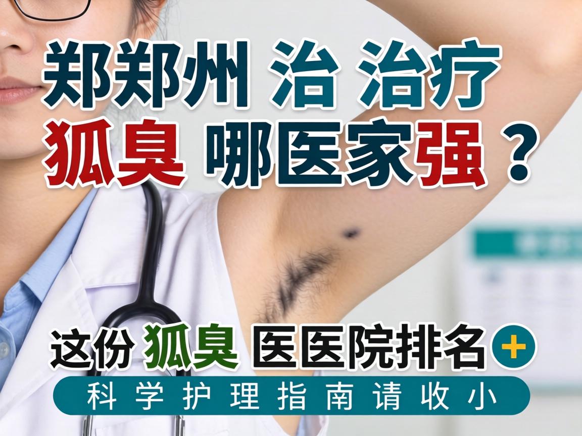 郑州治疗狐臭哪家强?这份狐臭医院排名+科学护理指南请收好 郑州治疗狐臭哪家强?这份狐臭医院排名+科学护理指南请收好